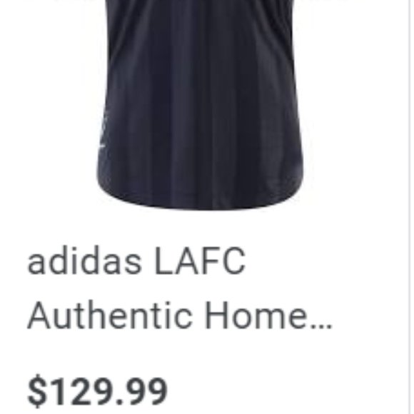 New Adidas Men's LAFC Futbol Soccer Home Jersey - Picture 2 of 7